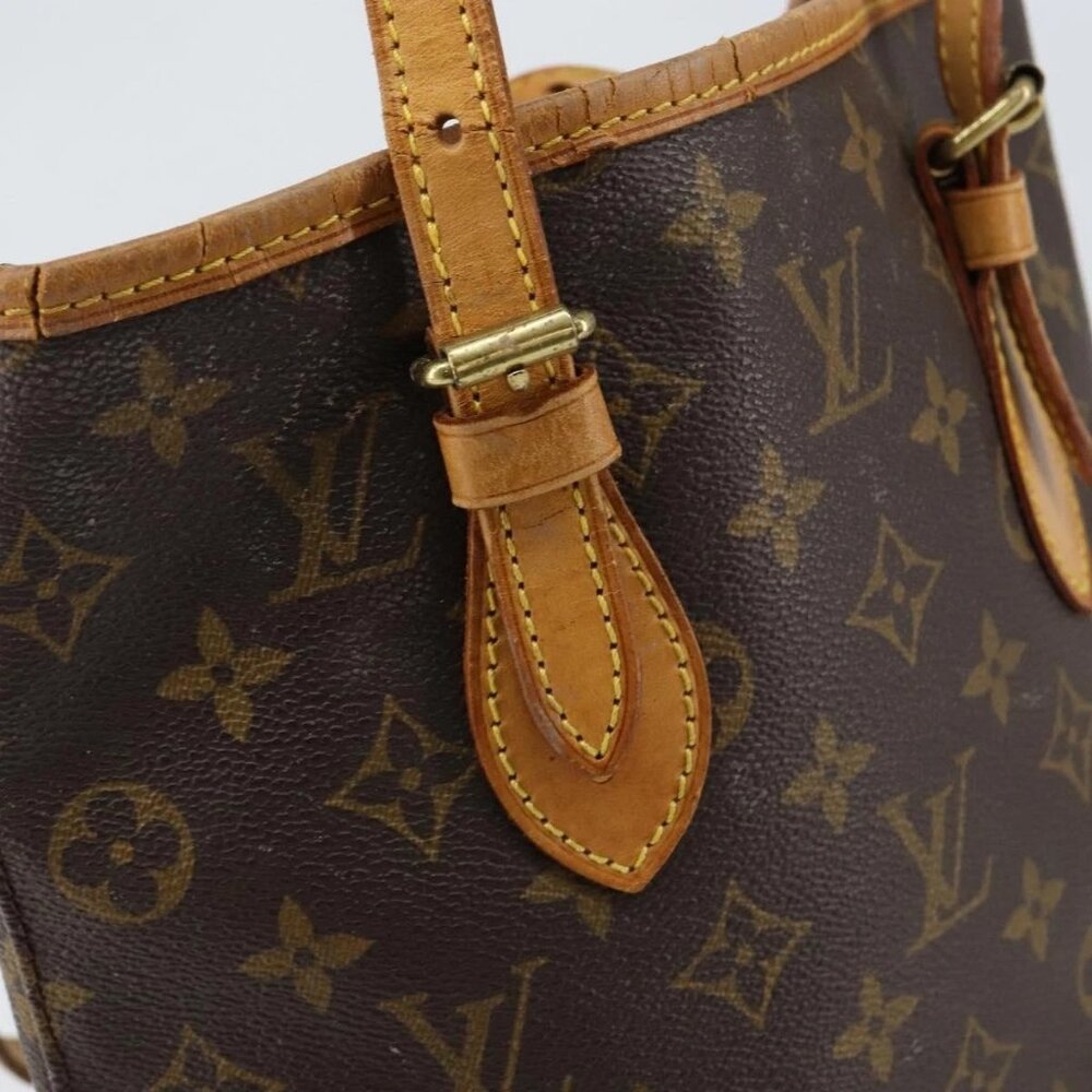 LOUIS VUITTON Monogram Bucket PM Shoulder Bag M42238 LV Auth gh1038 - Picture 8 of 16